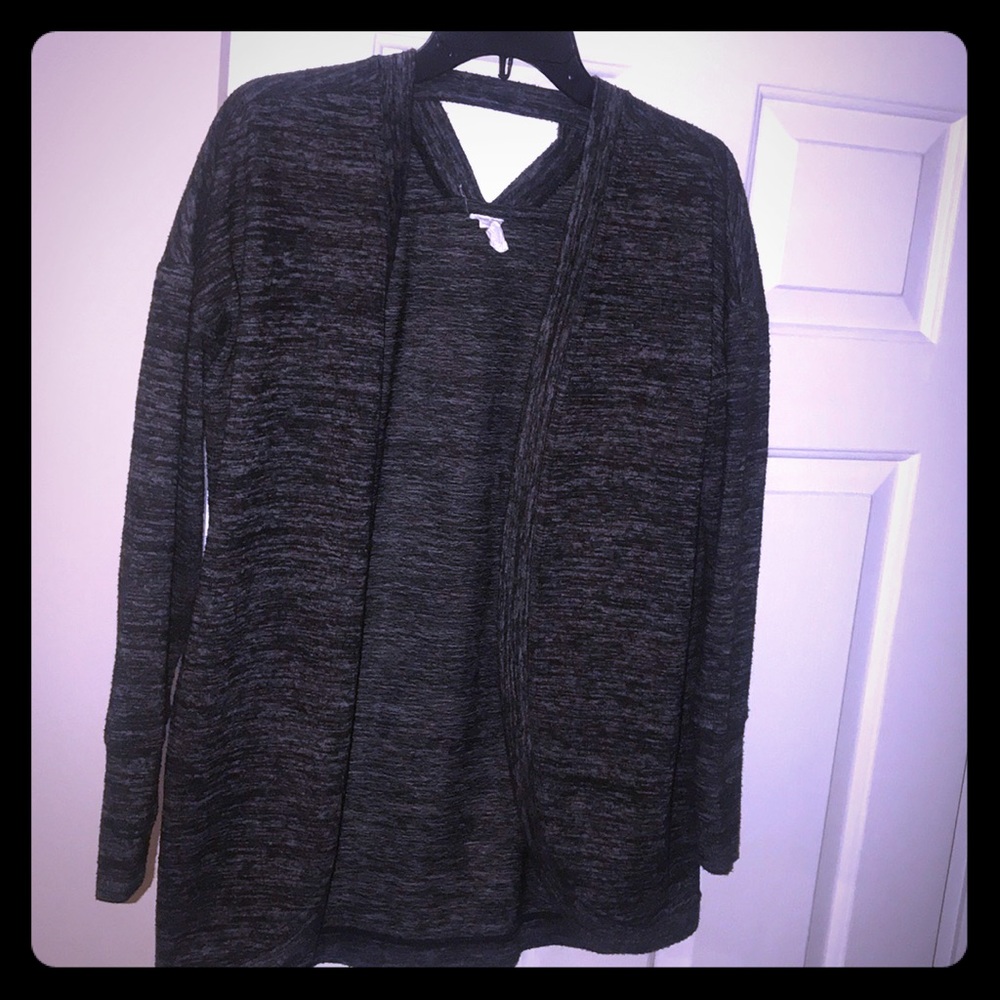 Soft & Comfy Oversized Charcoal Gray Sweater S
